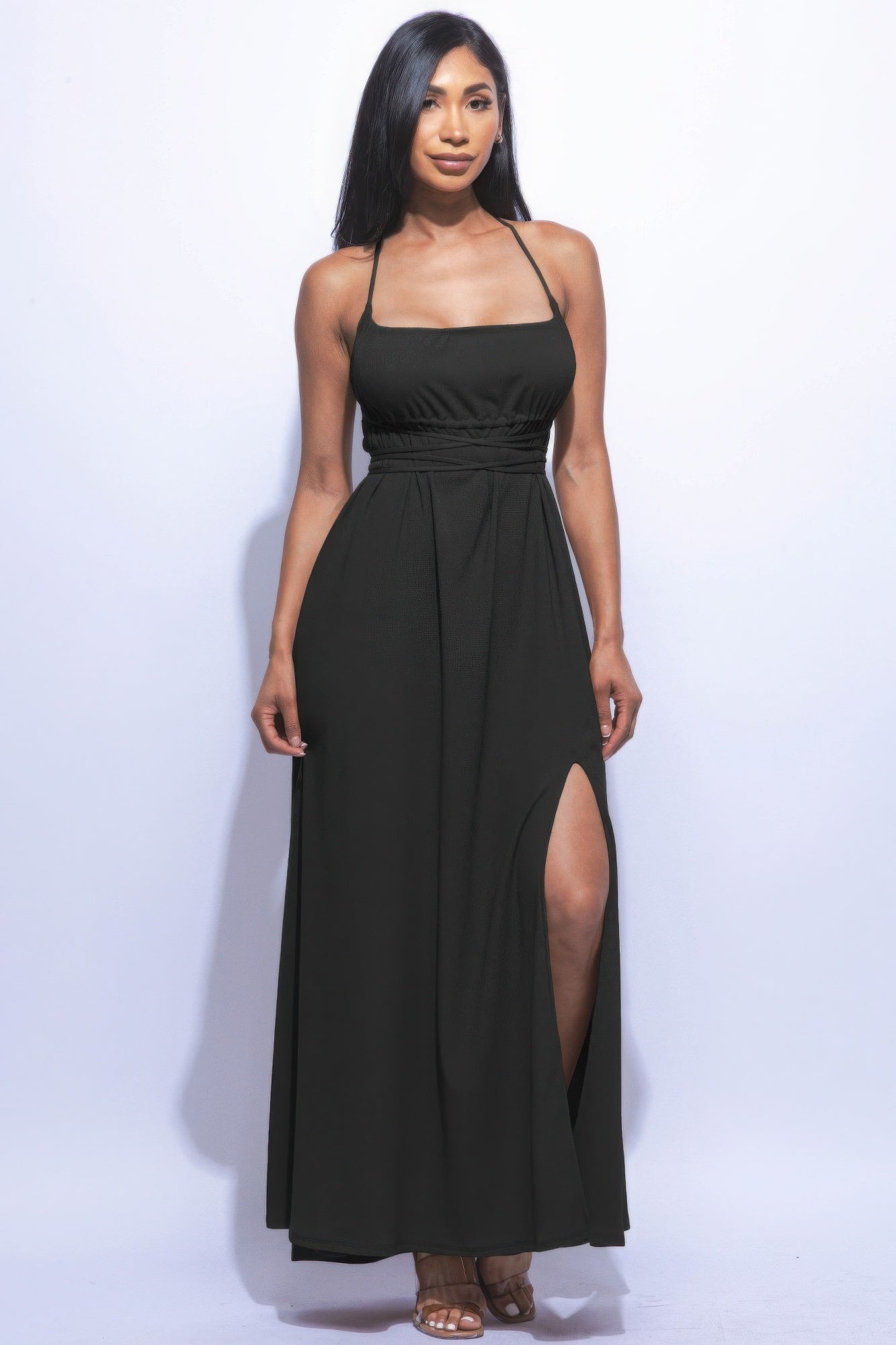 Side Slit Maxi Dress - Elegant and Versatile for Any Occasion