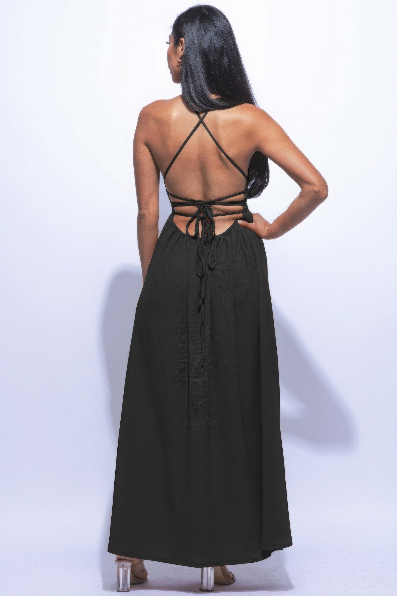 Side Slit Maxi Dress - Elegant and Versatile for Any Occasion