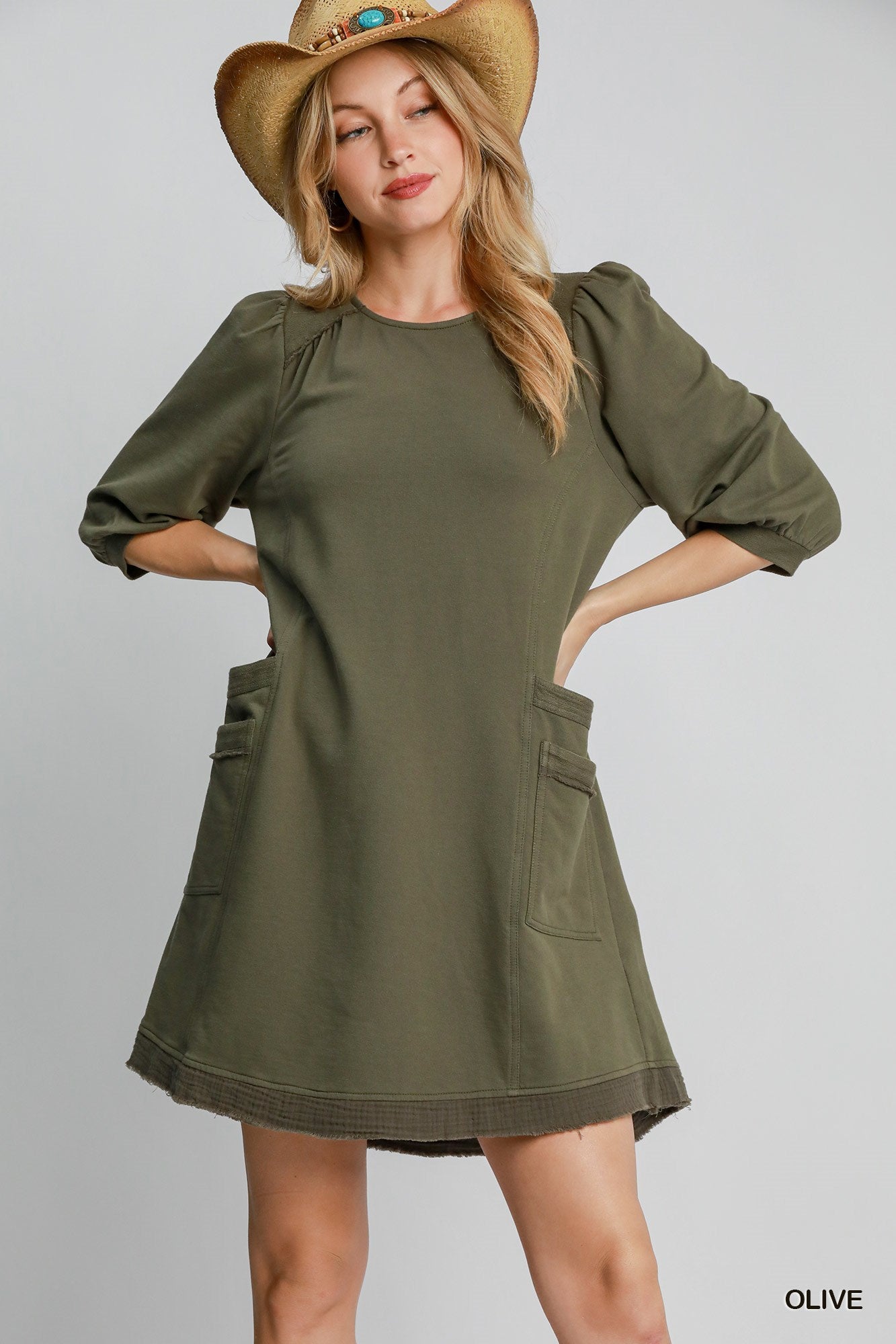 French Terry Mini Dress - Comfortable and Stylish Everyday Wear