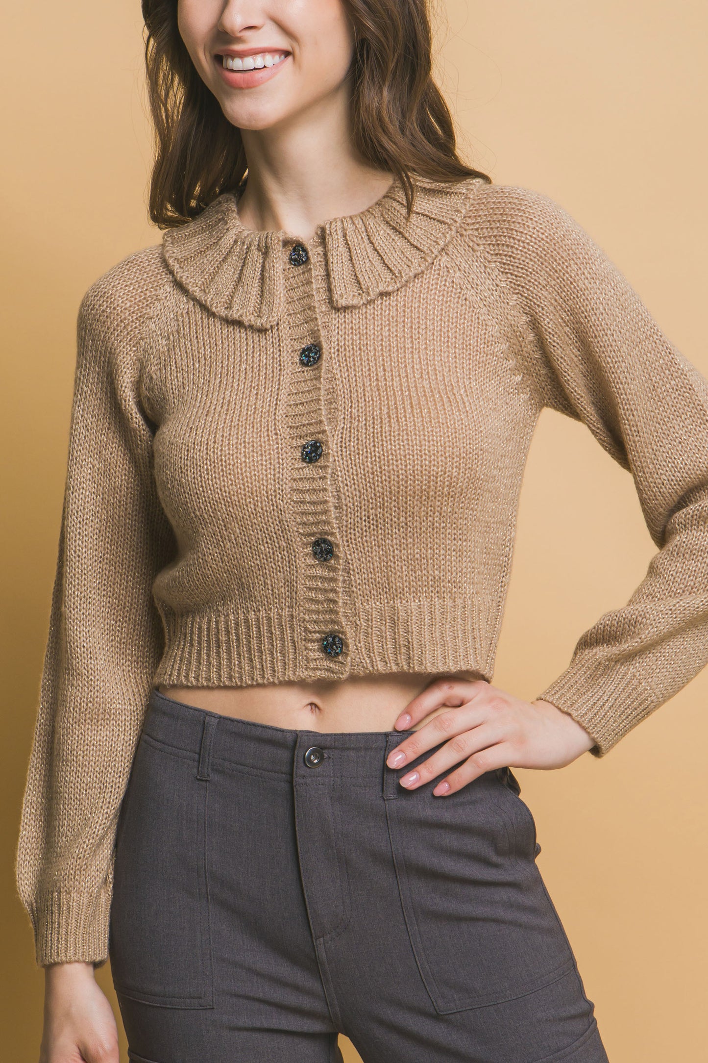 Short Collared Sweater